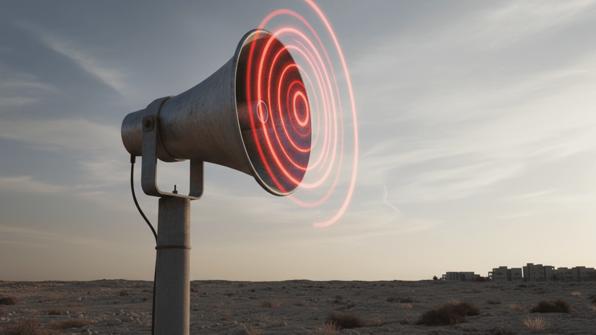 Сирена на юге и в центре страны