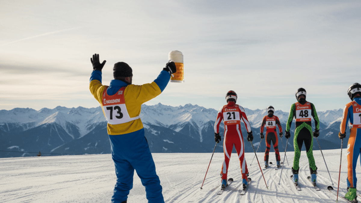 12 банок пива, шесть шотов и марафон: как британский лыжник вошел в историю спорта