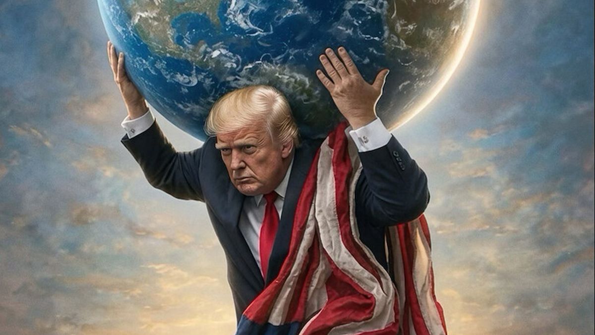 И небо упадет: Трамп видит себя атлантом, держащим земной шар