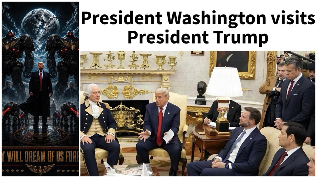 Перекраивая карту Земли и захватывая Луну: за выходные Трамп сгенерировал десятки мемов