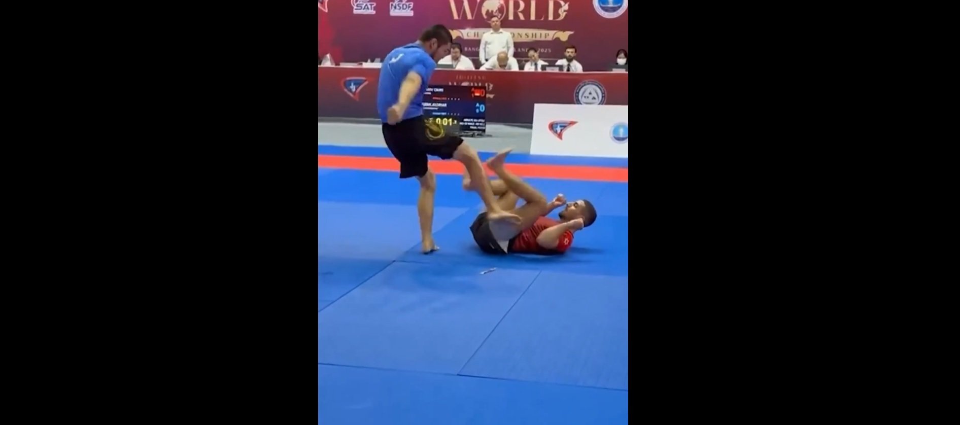 Проигнорировал "Соглашения Авраама": казахского бойца дисквалифицировали в поединке с израильтянином на чемпионате по джиу-джитсу