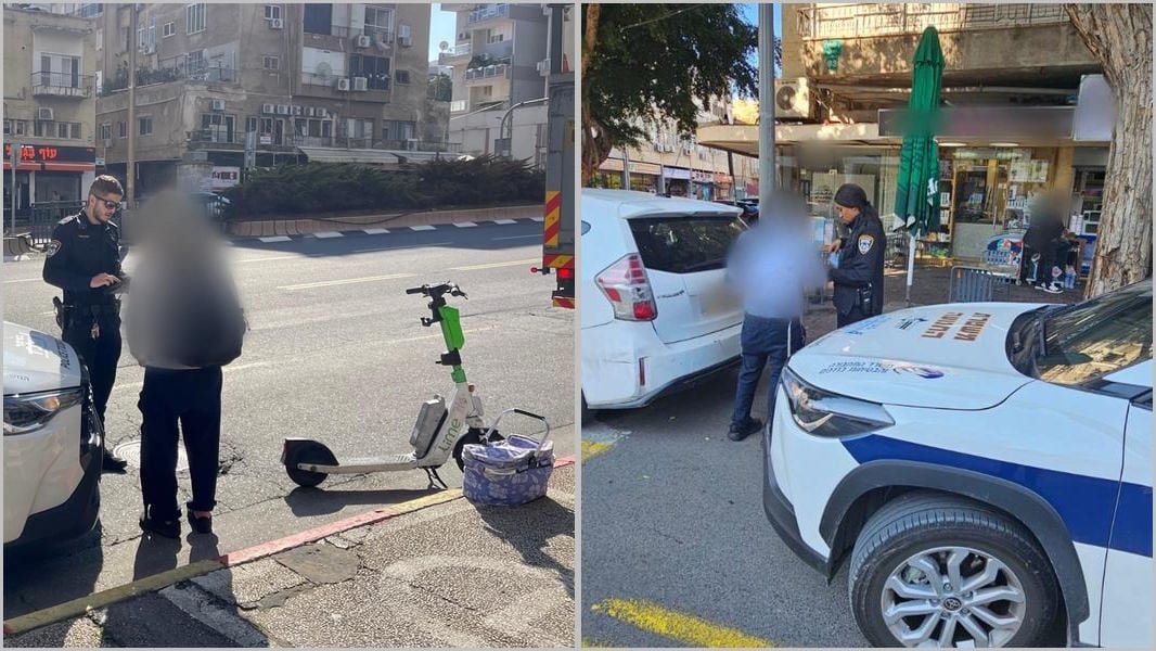 Полиция в Гуш-Дане взялась за водителей: более 200 штрафов